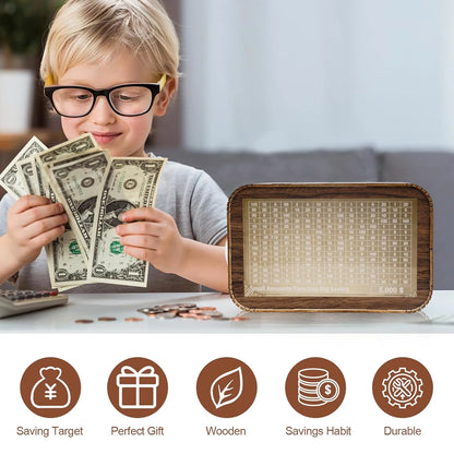 money  Bank for Kids & Adults, Savings Challenge Box